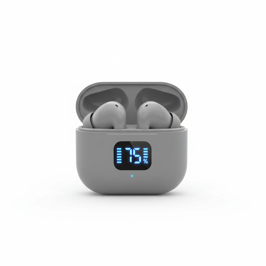 Auriculares cinza profissional
