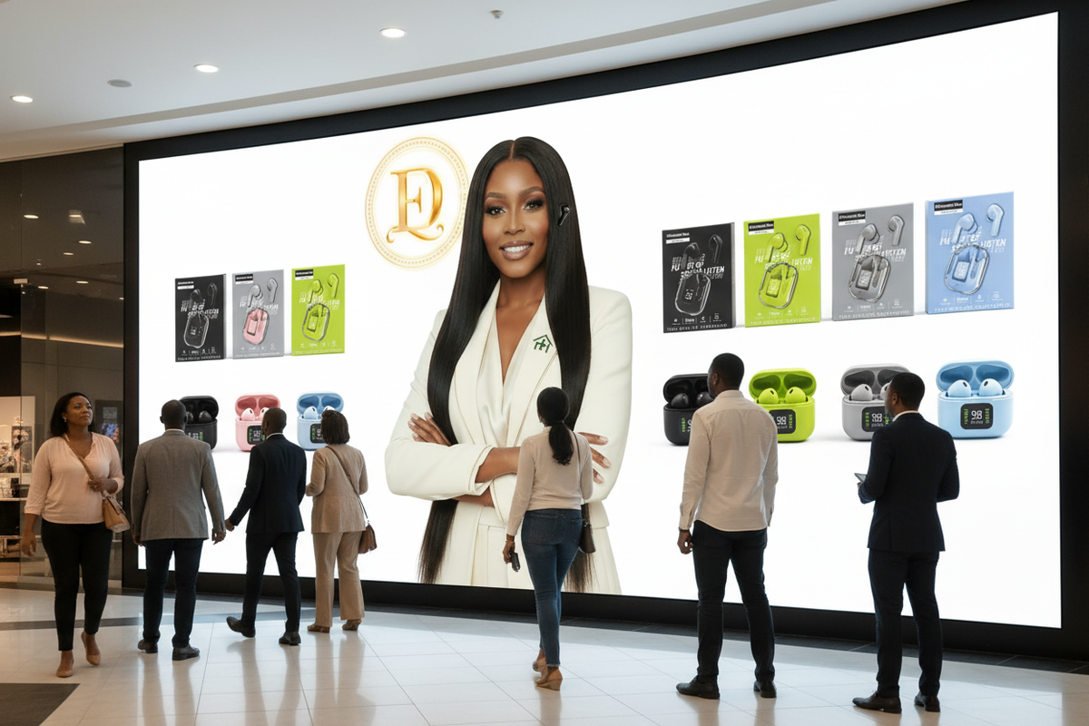 Campanha Didinha Empreendedora num shopping