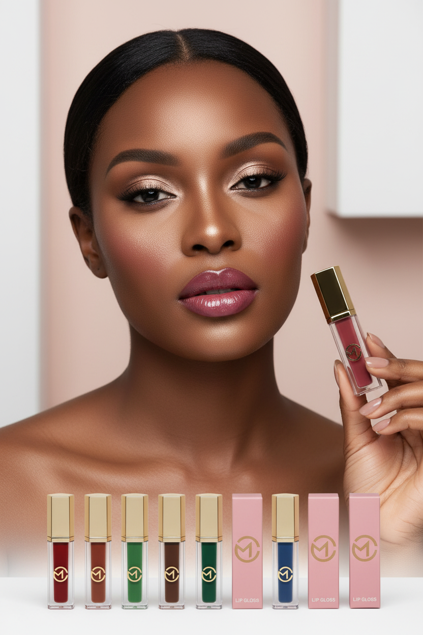 Campanha M.cosmetics com mulher negra