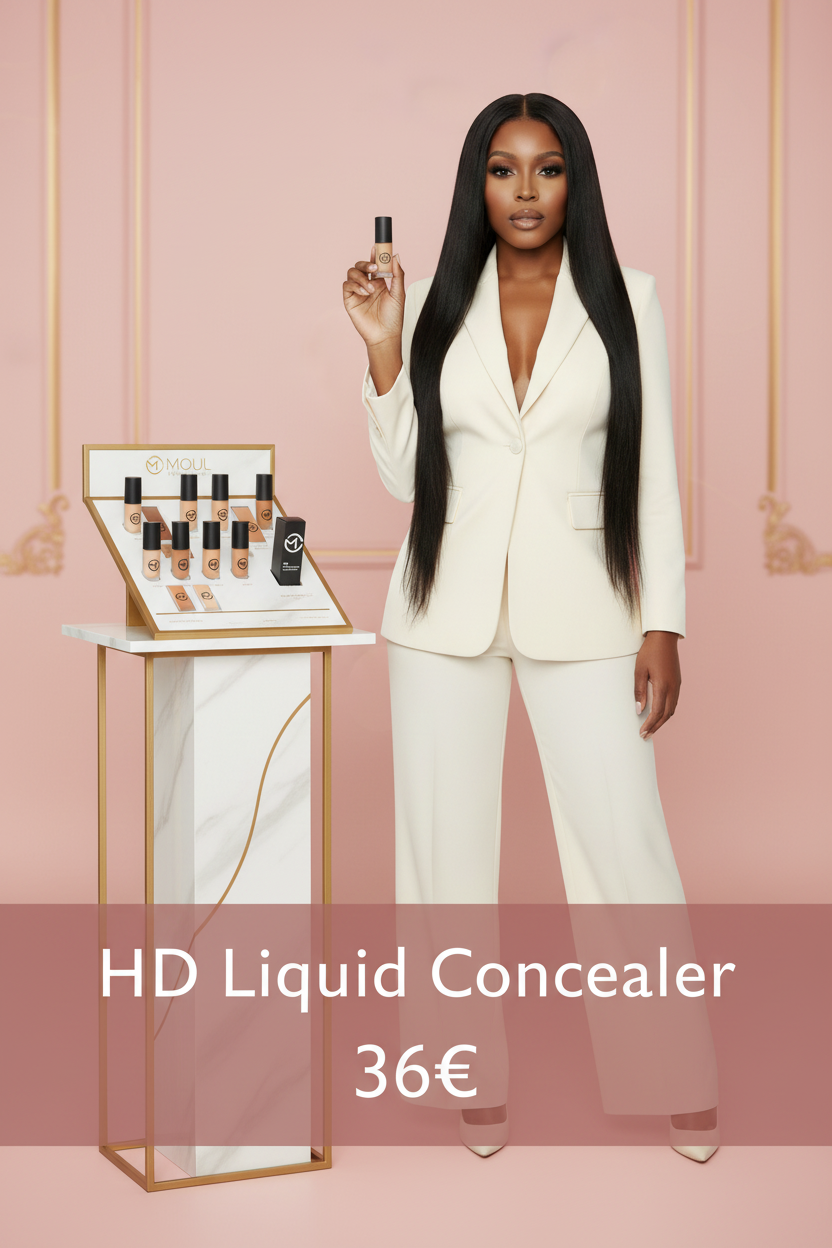 Cartaz TikTok, modelo corpo inteiro, HD Liquid Concealer 36€