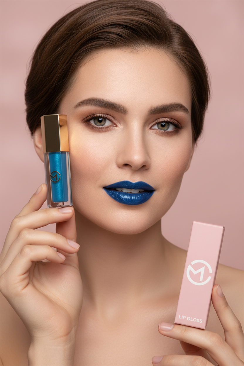 Publicidade gloss azul