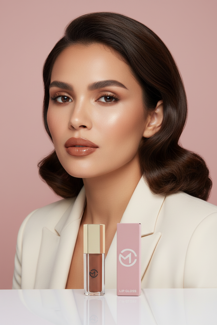 Publicidade gloss castanho