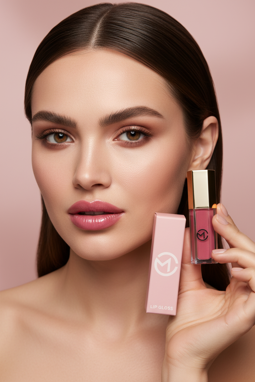 Publicidade gloss rosa
