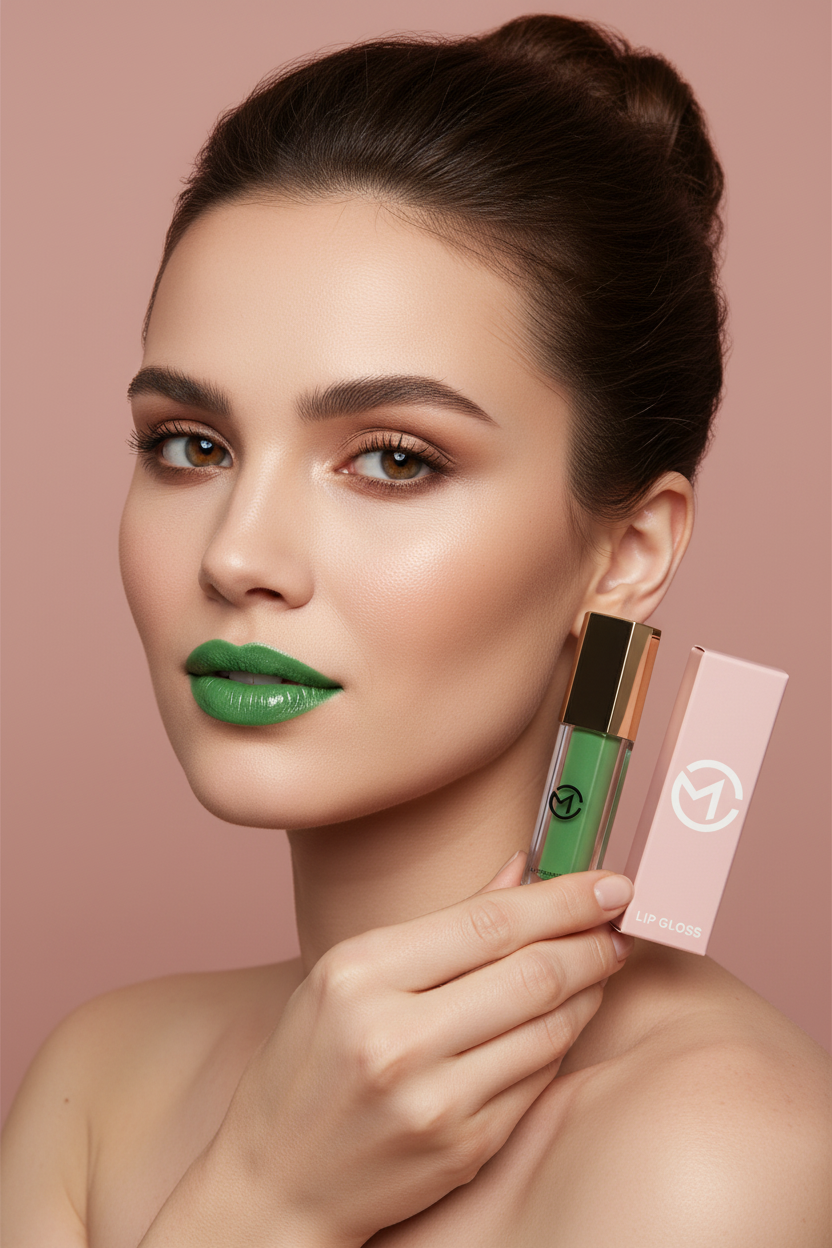 Publicidade gloss verde
