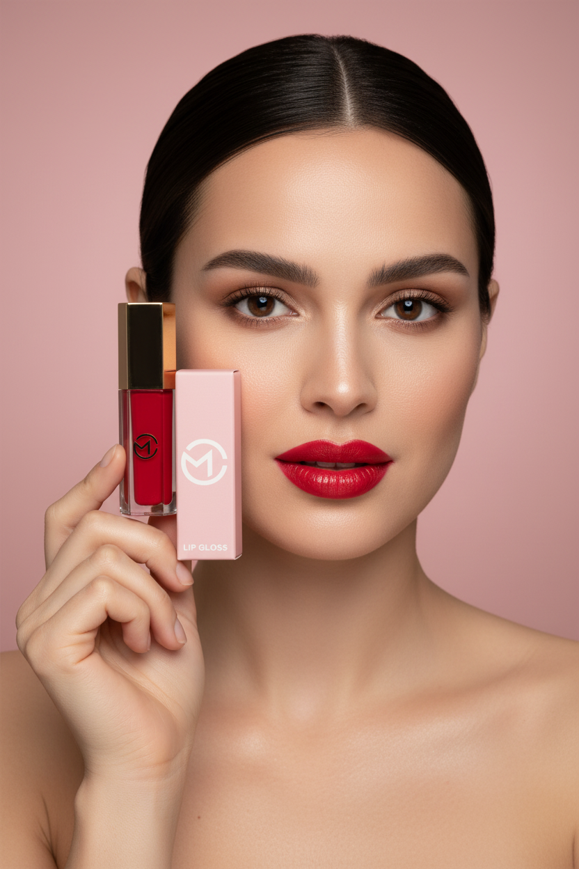 Publicidade gloss vermelho