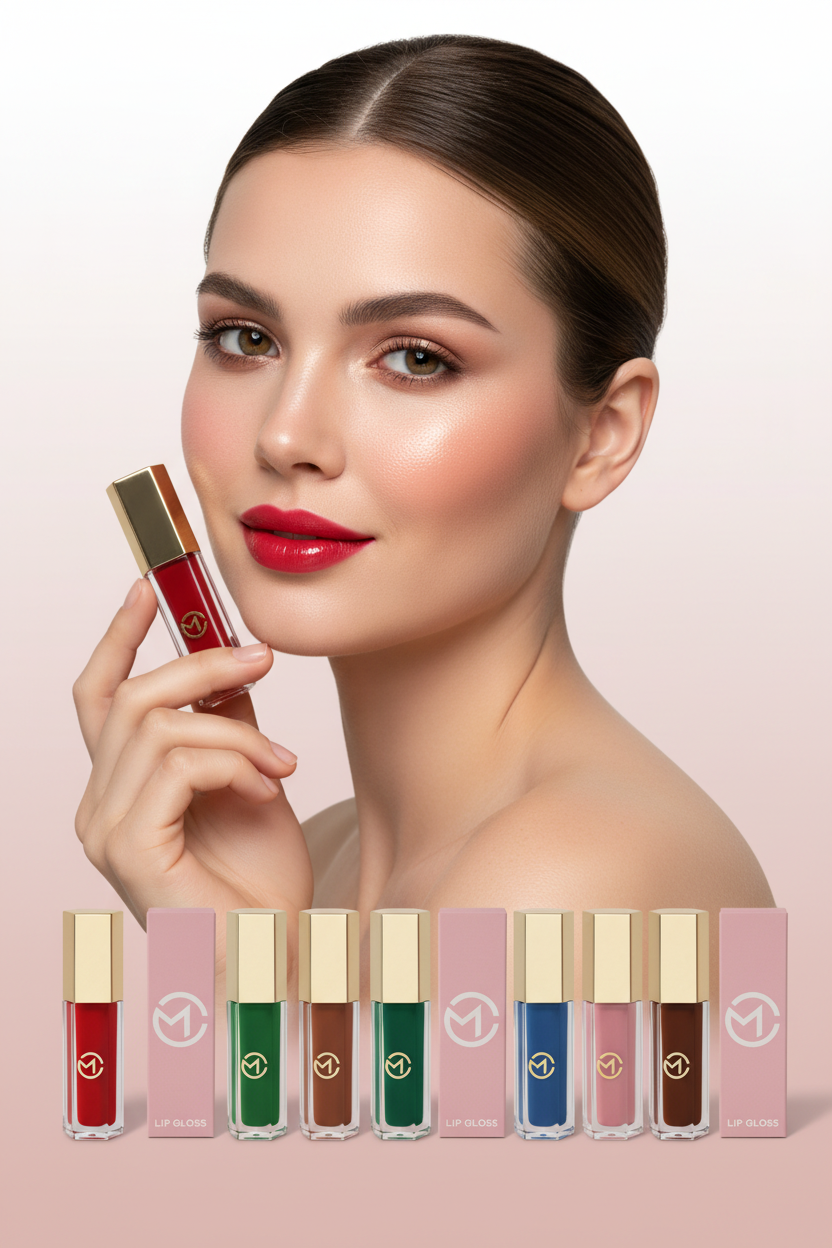Publicidade M.cosmetics com todas as cores